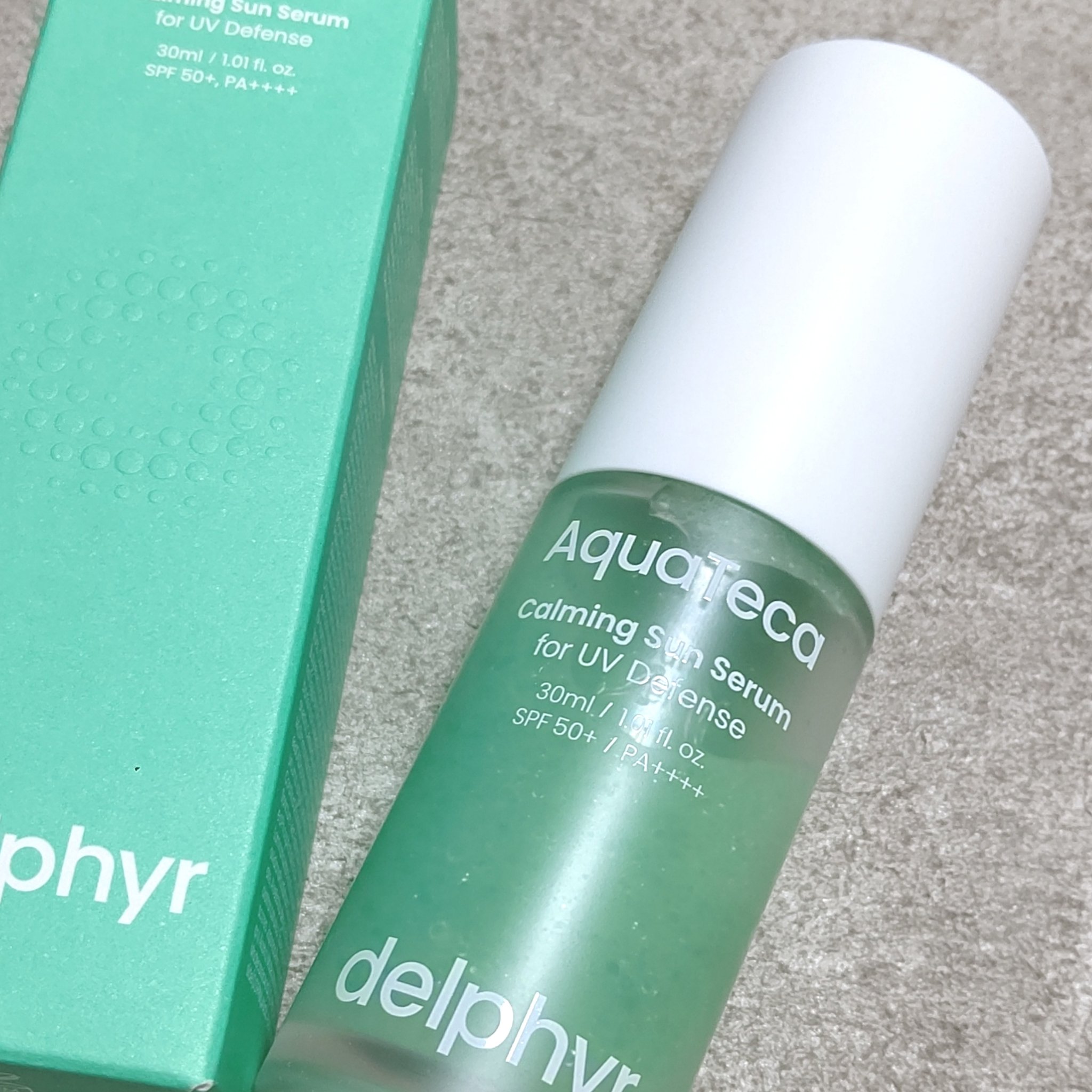 AquaTeca calming sun serum/Delphyr/日焼け止めローションを使ったクチコミ（2枚目）