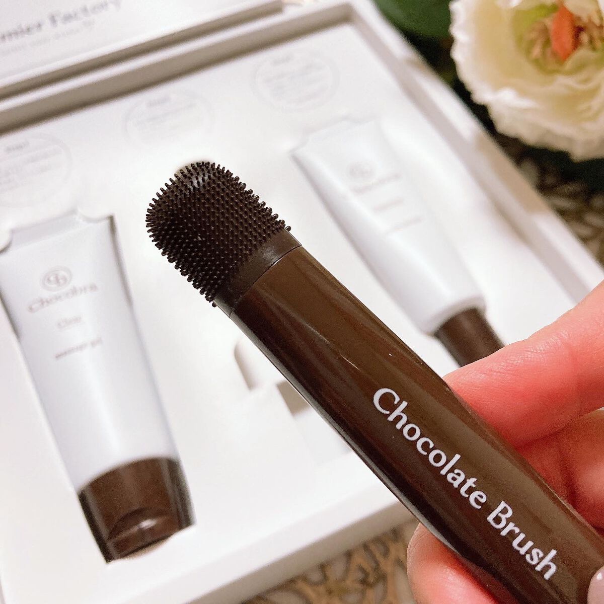 チョコブラ スペシャル毛穴ケアセット/Chocobra/スキンケアキットを使ったクチコミ（2枚目）