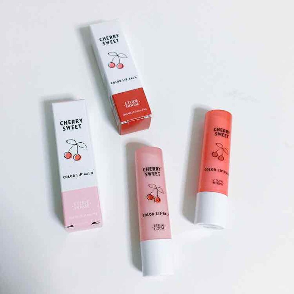 チェリースイート カラーリップバーム/ETUDE/口紅を使ったクチコミ(2枚目)