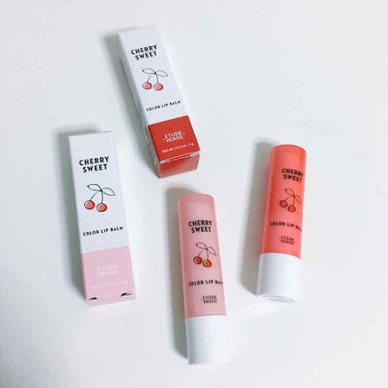 チェリースイート カラーリップバーム/ETUDE/口紅を使ったクチコミ(2枚目)