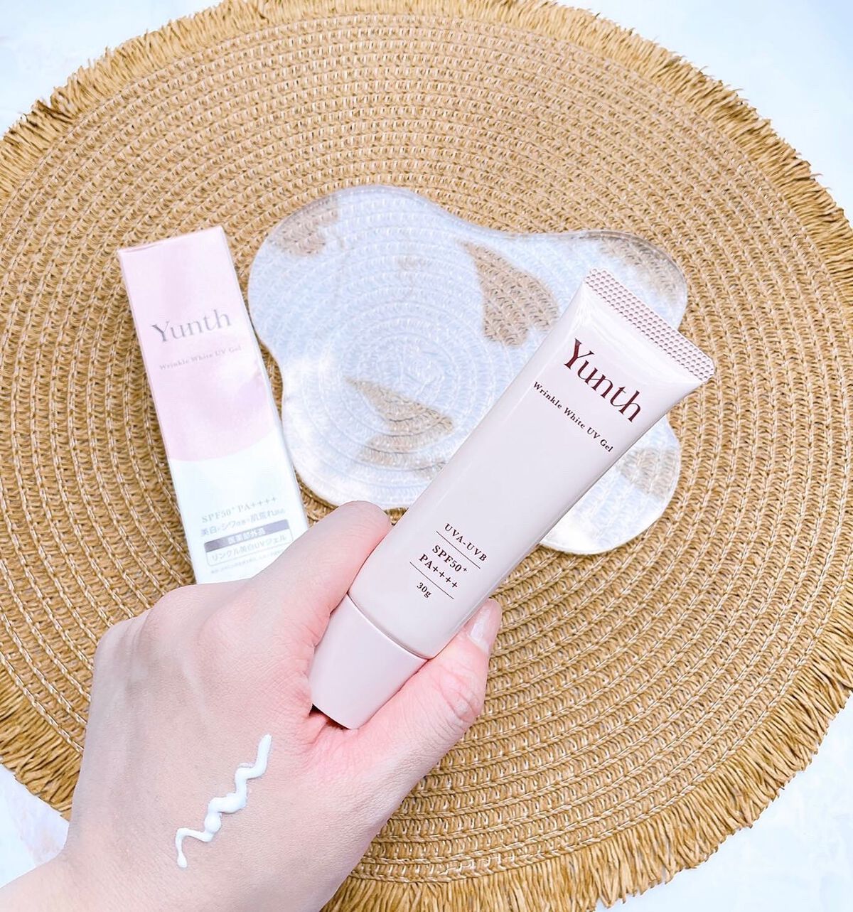 リンクル美白UVジェル /Yunth/日焼け止め・UVケアを使ったクチコミ(4枚目)