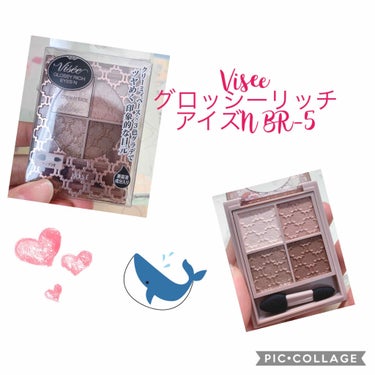 グロッシーリッチ アイズ N/Visée/パウダーアイシャドウを使ったクチコミ（1枚目）