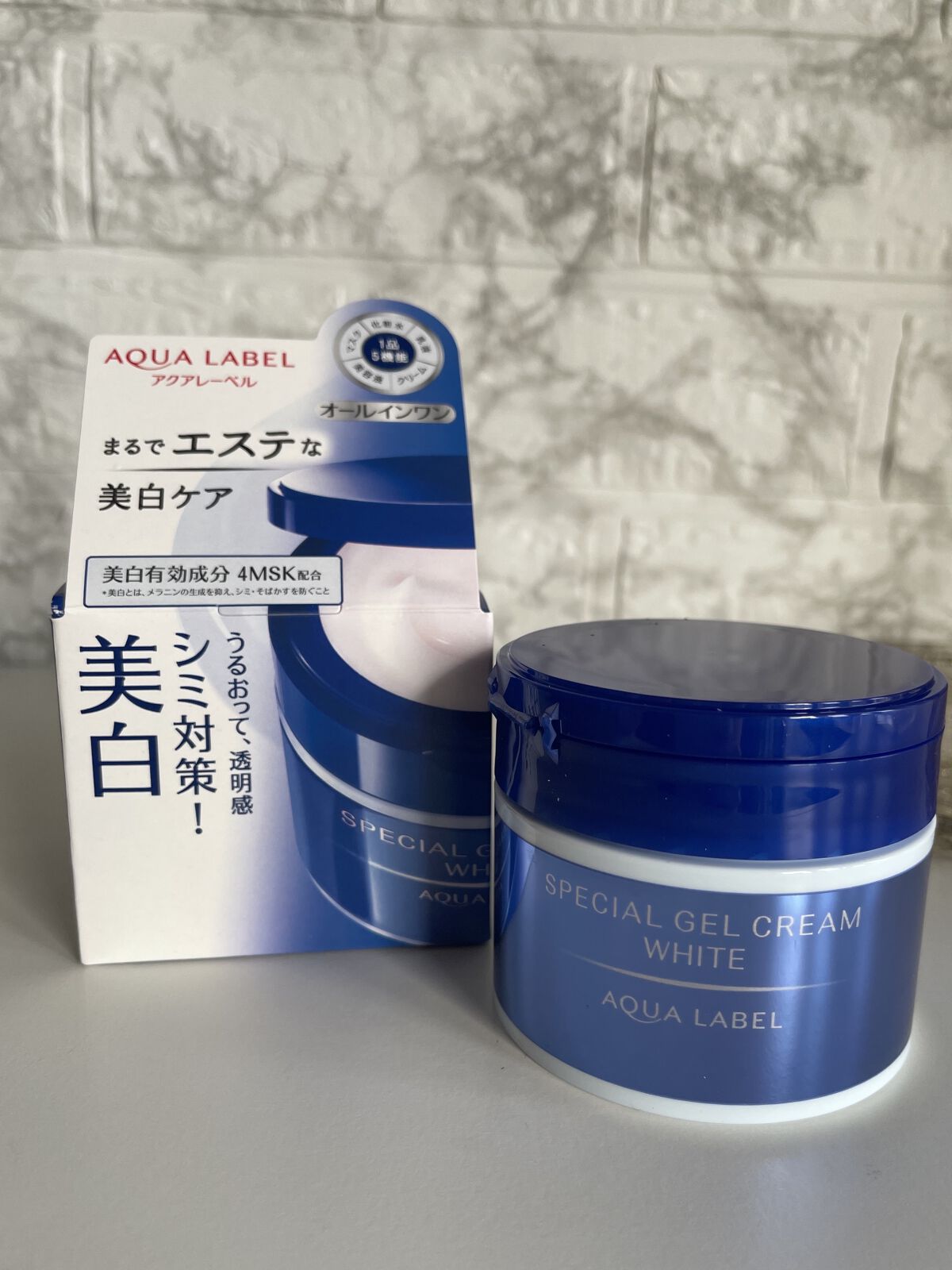 スペシャルジェルクリームA （ホワイト）（医薬部外品）/アクアレーベル/オールインワン化粧品を使ったクチコミ（3枚目）