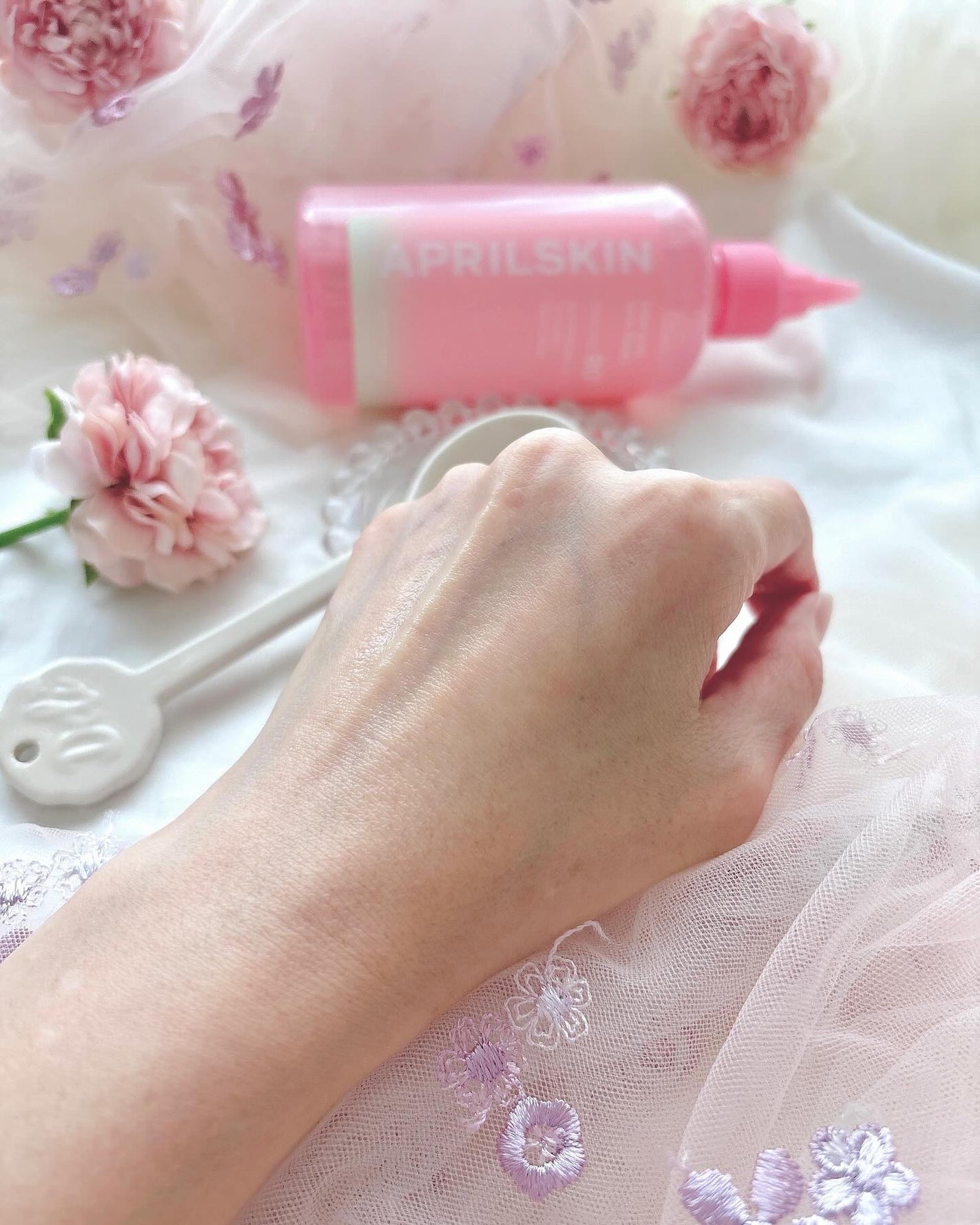 ピンクアロエビタトナー/APRILSKIN/化粧水を使ったクチコミ(3枚目)