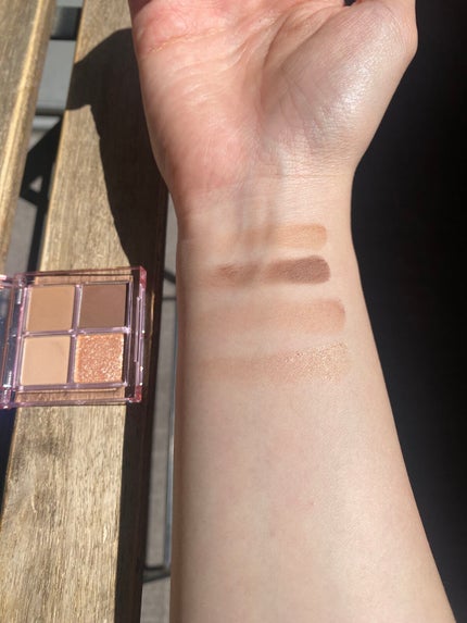 アンドバイロムアンド メロウアイパレット/&nd by rom&nd/アイシャドウパレットを使ったクチコミ(5枚目)