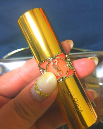 ルージュ ヴォリュプテ シャイン/YVES SAINT LAURENT BEAUTE/口紅を使ったクチコミ(1枚目)