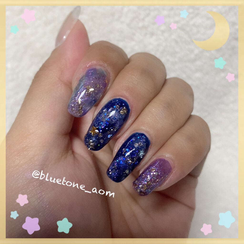 AC ネイルエナメル M 127 ギャラクシーピンク/AC MAKEUP/マニキュアを使ったクチコミ（3枚目）