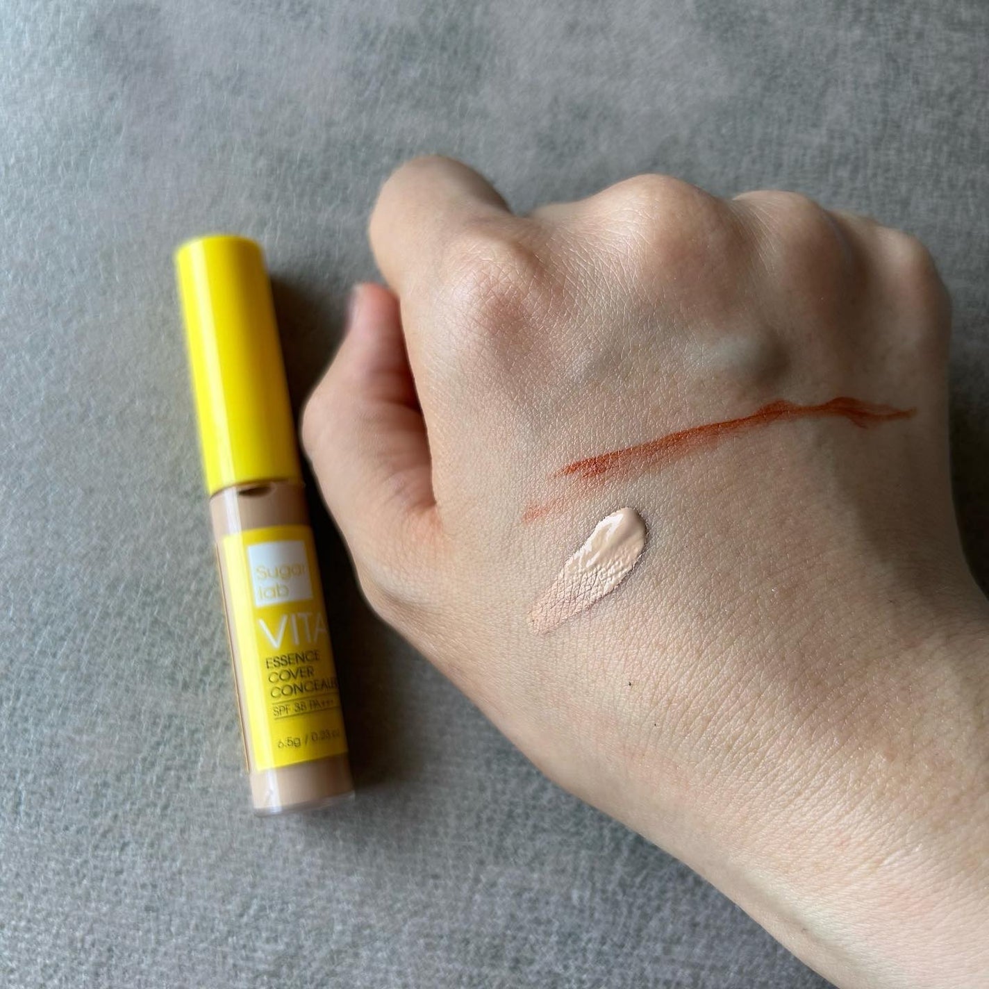 ビタエッセンスカバーコンシーラー/Sugar Lab/リキッドコンシーラーを使ったクチコミ(3枚目)