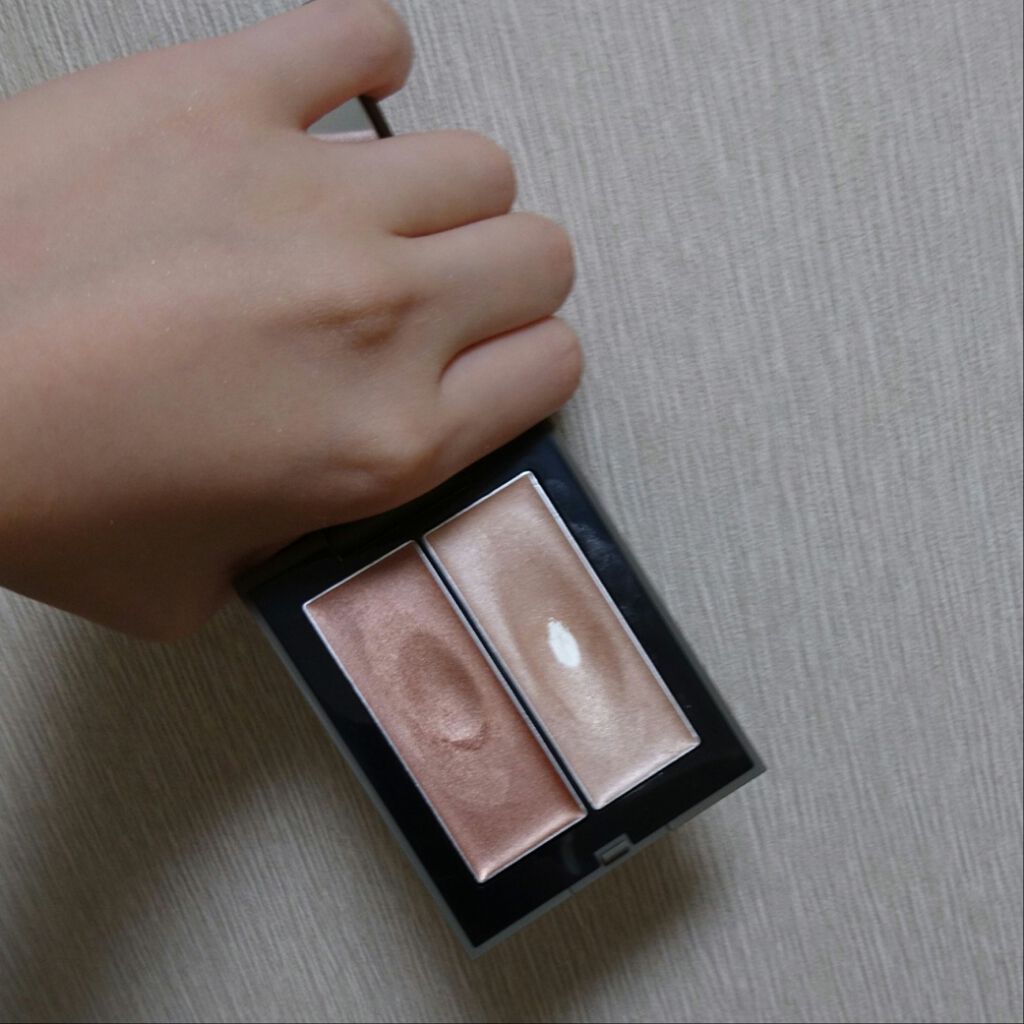 THREE シマリング グロー デュオ/THREE/クリームハイライトを使ったクチコミ(3枚目)