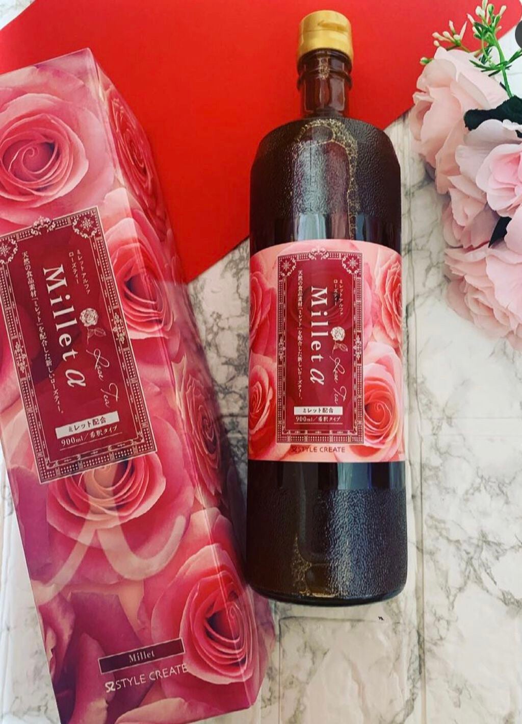 ミレットアルファ ローズティー/スタイルクリエイト/美容サプリメントを使ったクチコミ(1枚目)