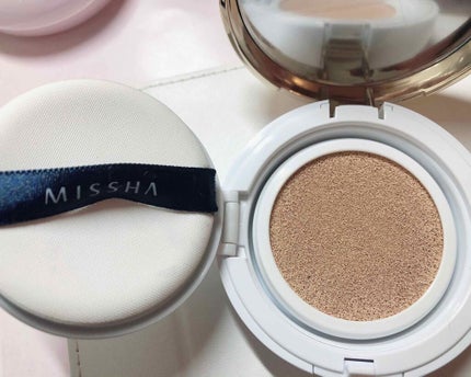 M クッション ファンデーション(モイスチャー)/MISSHA/クッションファンデーションを使ったクチコミ(2枚目)
