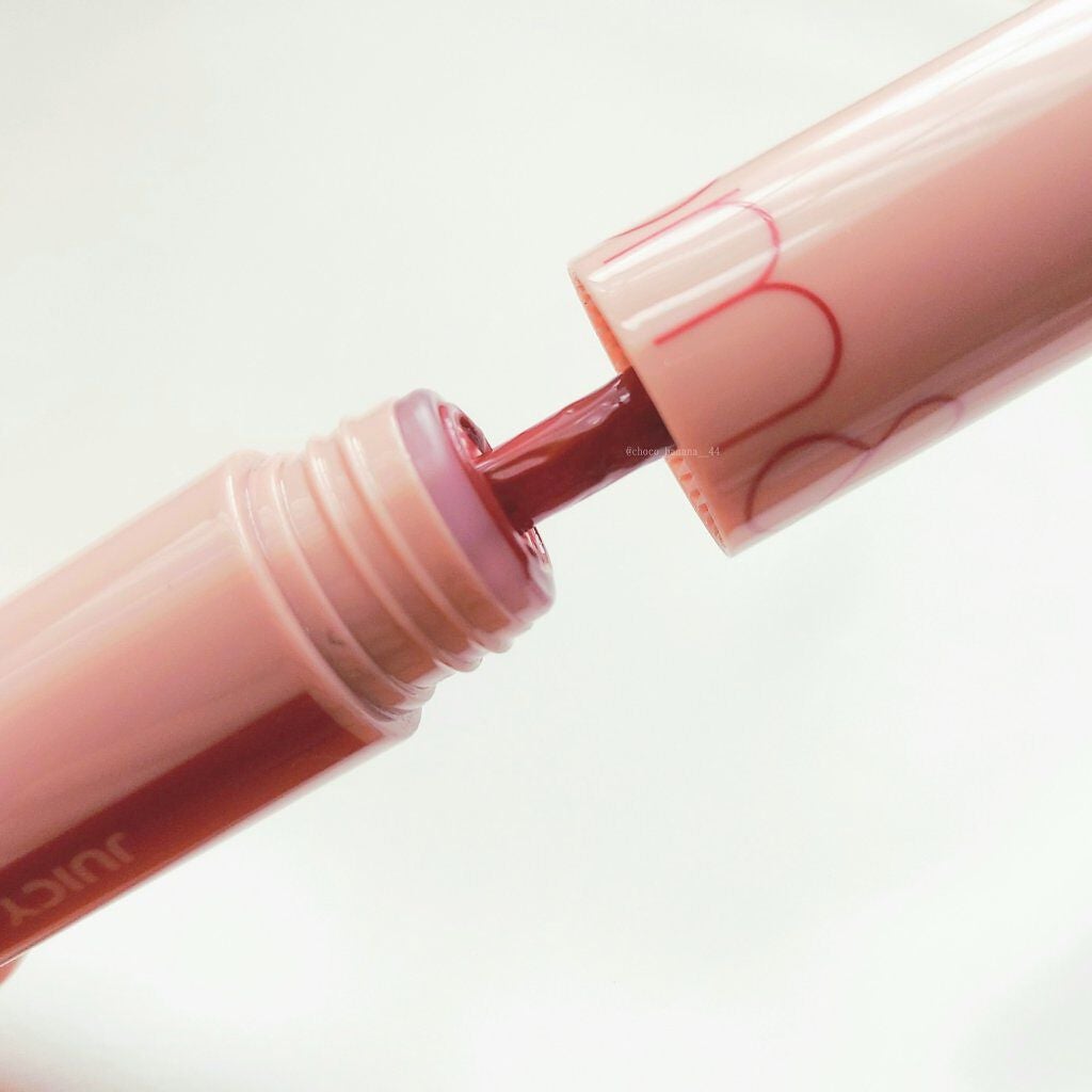 ジューシーラスティングティント/rom&nd/リップティントを使ったクチコミ(10枚目)