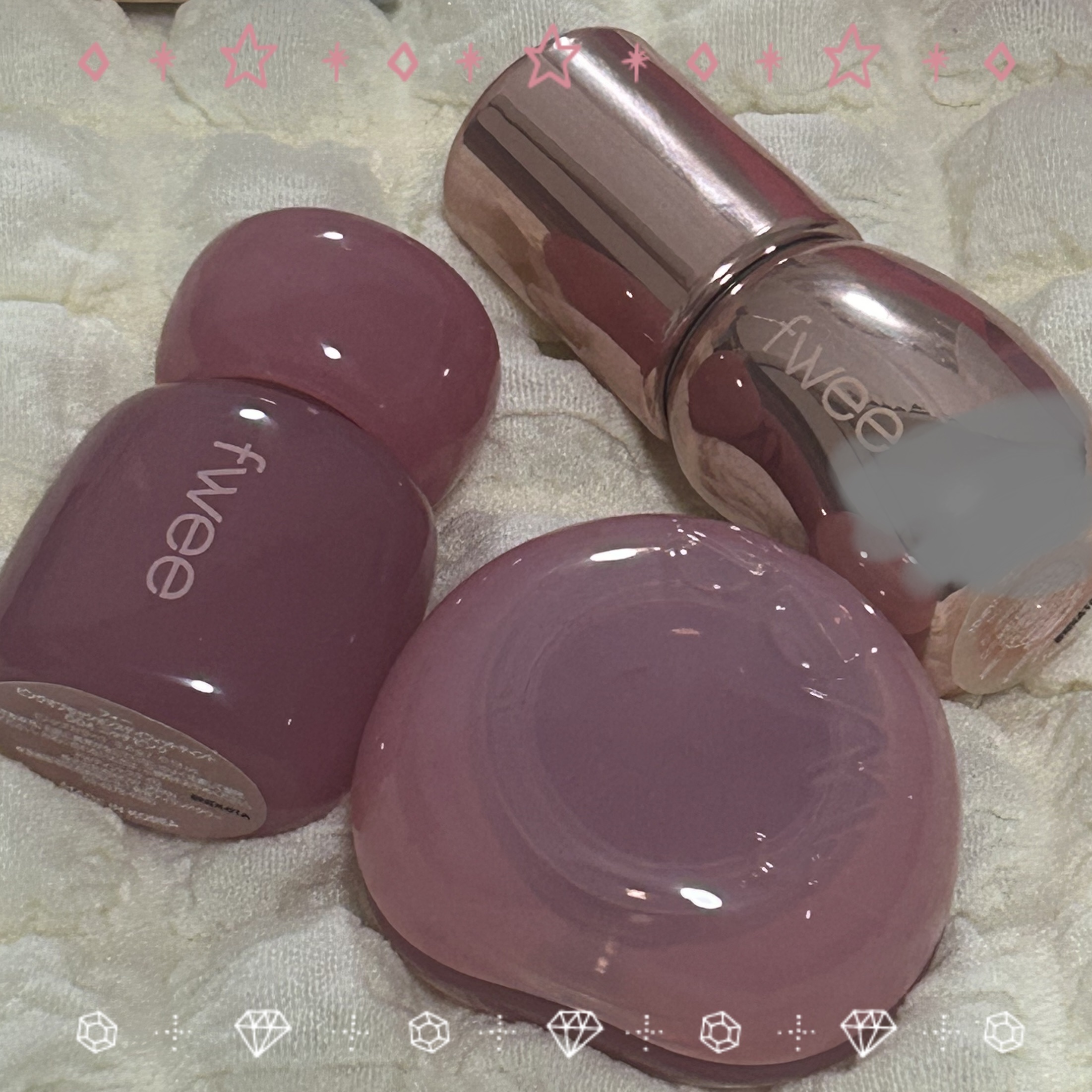 フィー ピンクオブセッションステイフィットティント G04 ニッチピンク/fwee/リップティントを使ったクチコミ（3枚目）