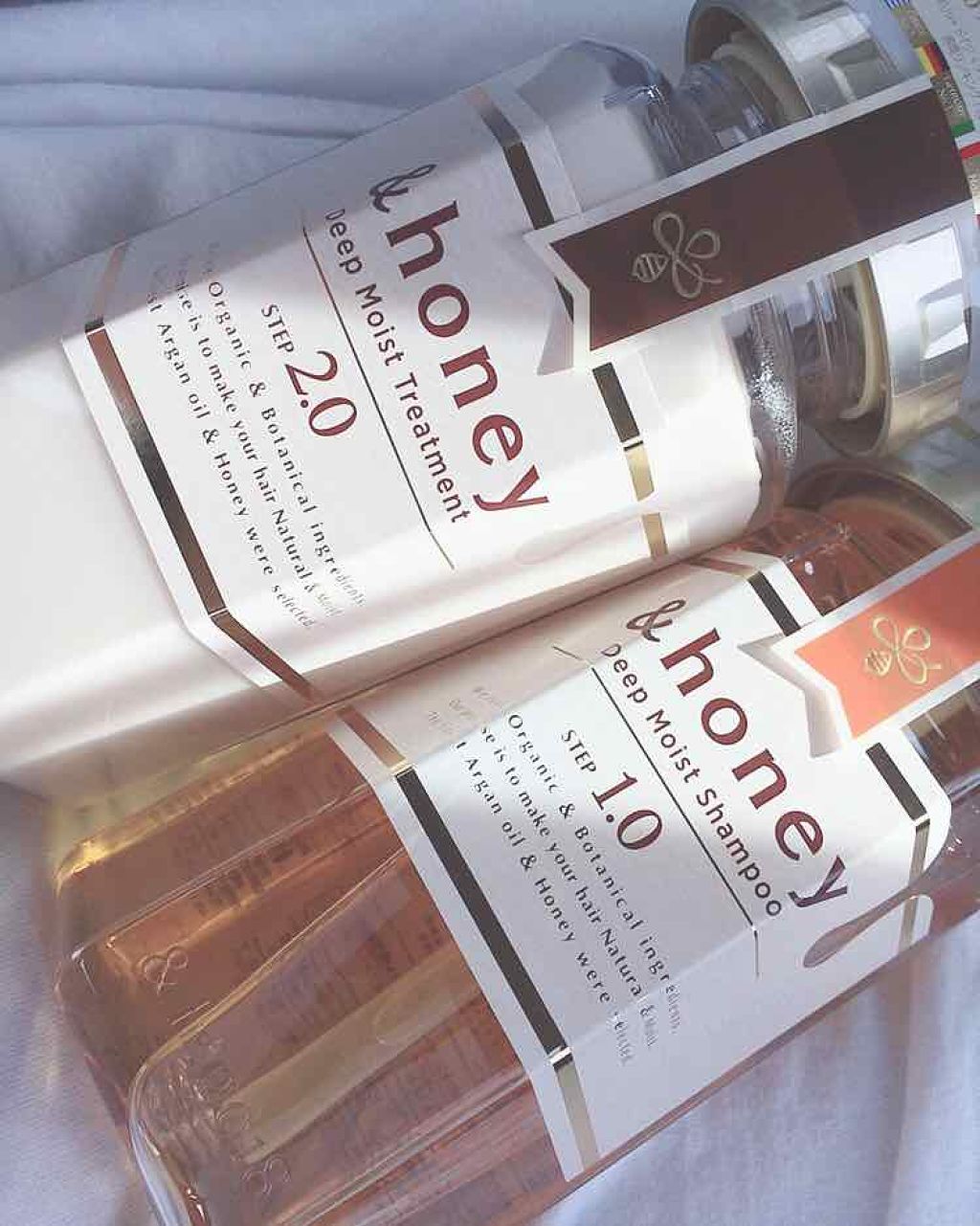 ディープモイスト シャンプー1.0／ヘアトリートメント2.0/&honey/市販シャンプーを使ったクチコミ（1枚目）