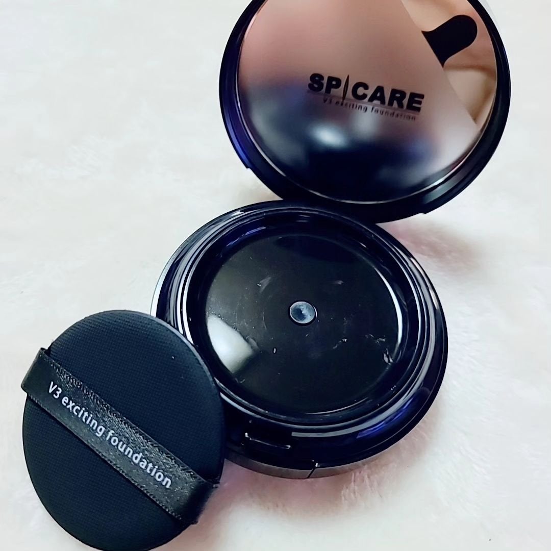 V3 エキサイティングファンデーション/SPICARE/クッションファンデーションを使ったクチコミ(5枚目)