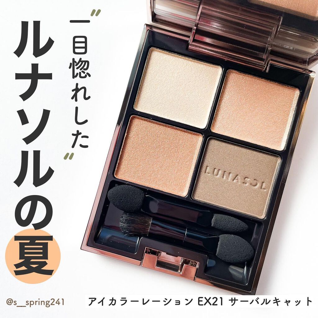 アイカラーレーション/LUNASOL/アイシャドウパレットを使ったクチコミ(1枚目)