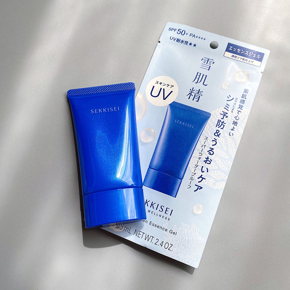 クリアウェルネス ＵＶエッセンスジェル/雪肌精/日焼け止めジェルを使ったクチコミ（1枚目）