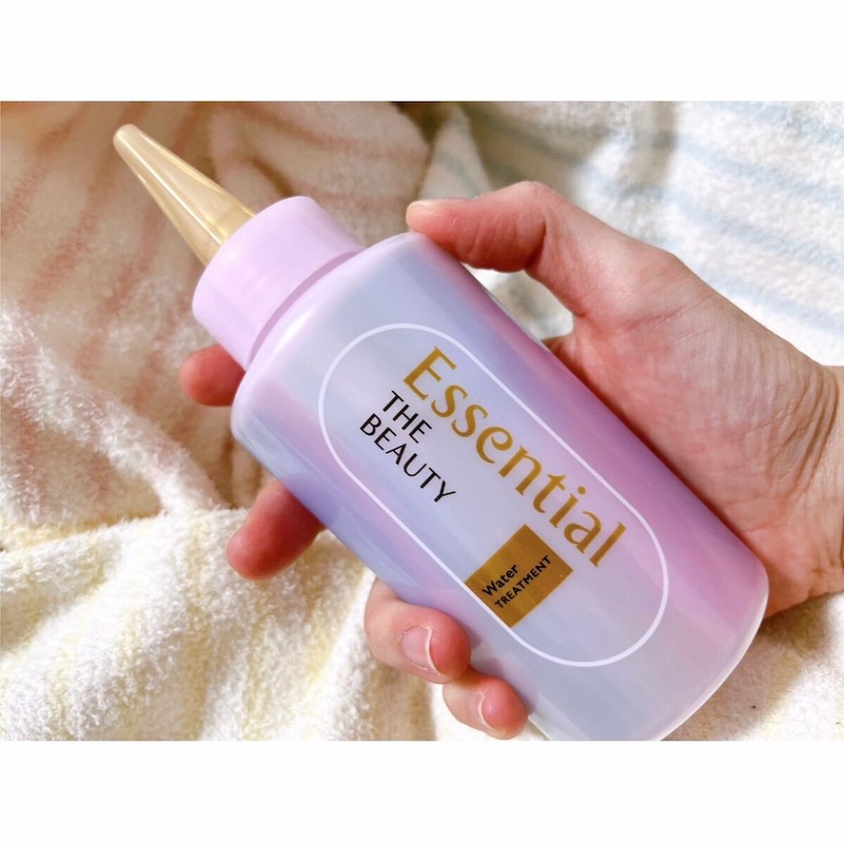 エッセンシャル プレミアム ウォータートリートメント EXスムース/エッセンシャル/アウトバストリートメントを使ったクチコミ（2枚目）