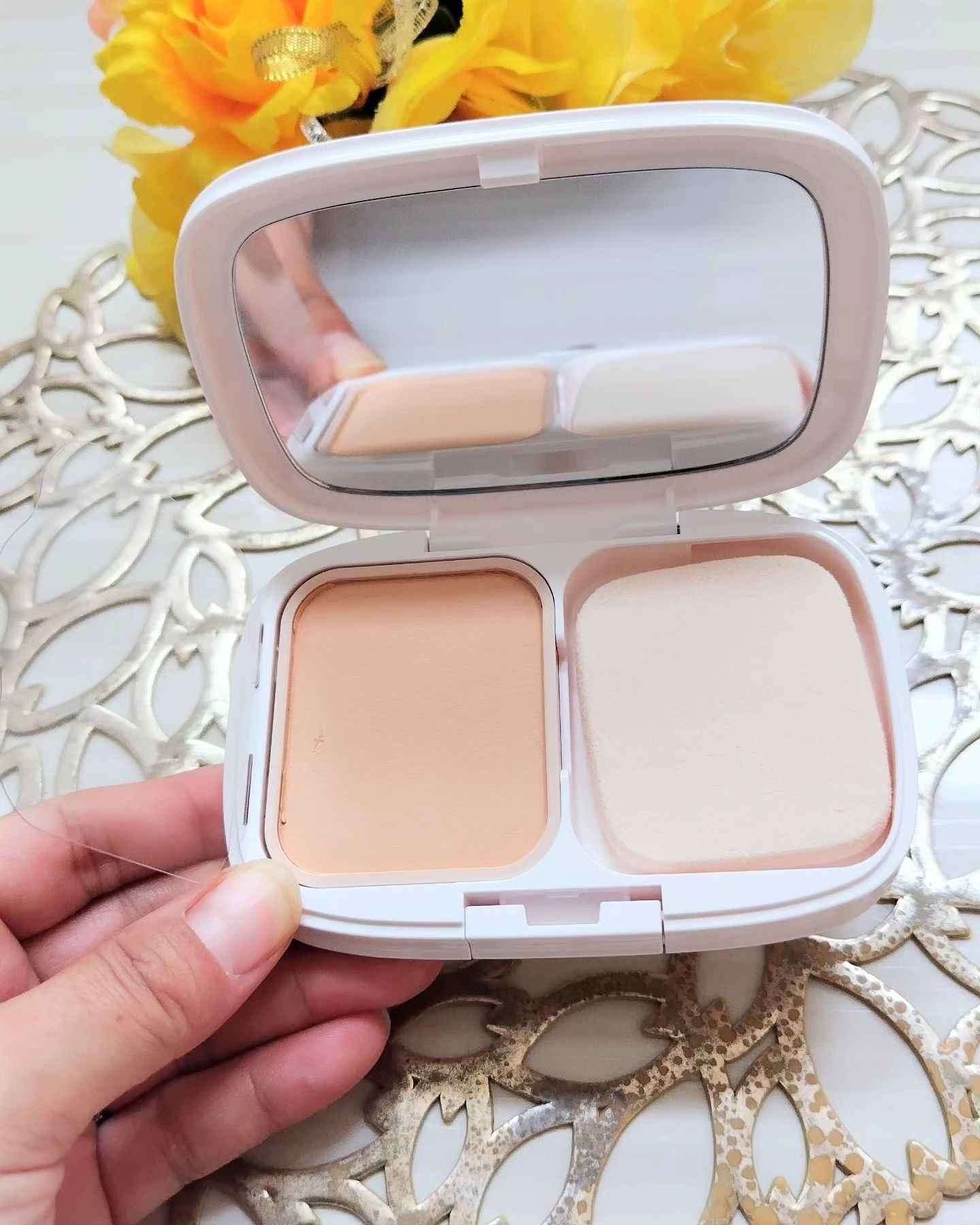 パウダーファンデーション/media luxe/パウダーファンデーションを使ったクチコミ（1枚目）