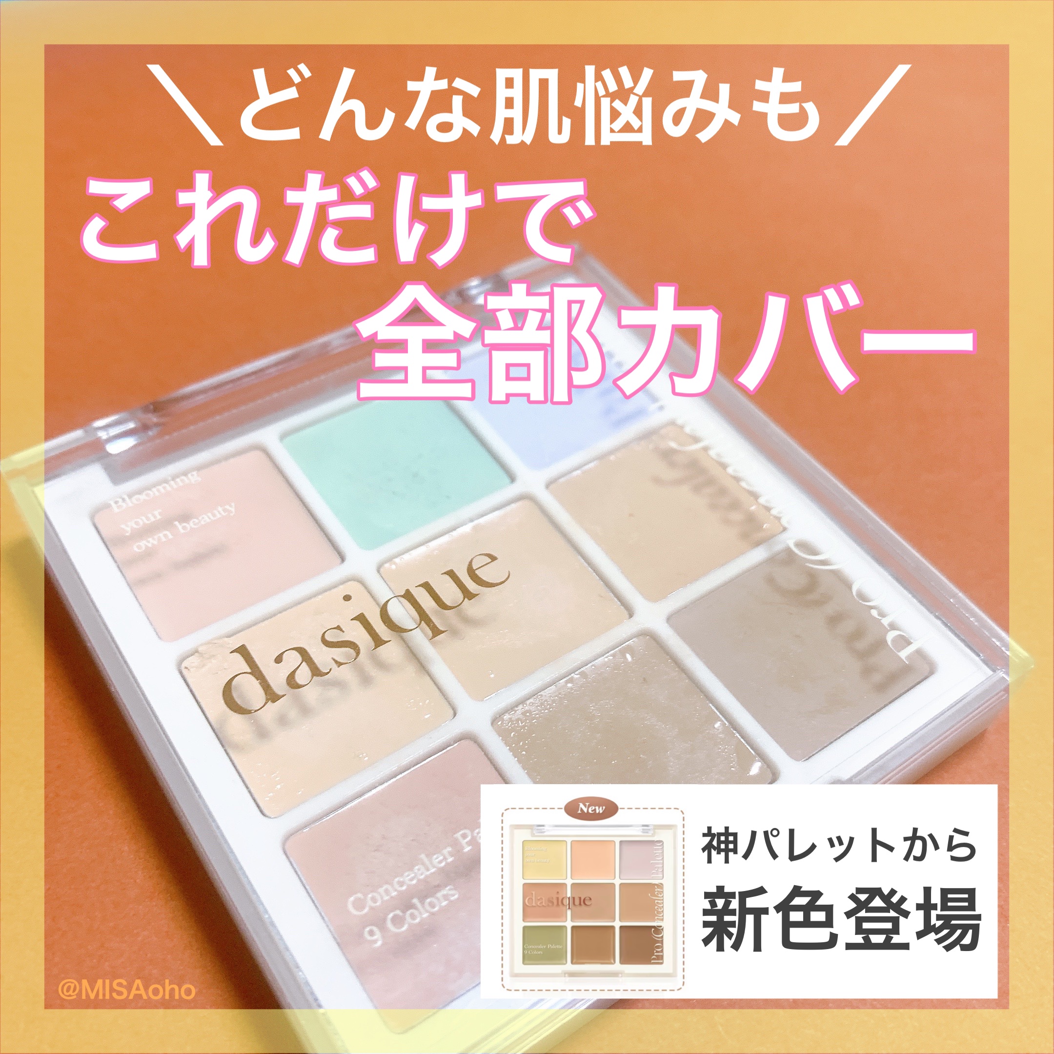 プロコンシーラーパレット/dasique/パレットコンシーラーを使ったクチコミ（1枚目）