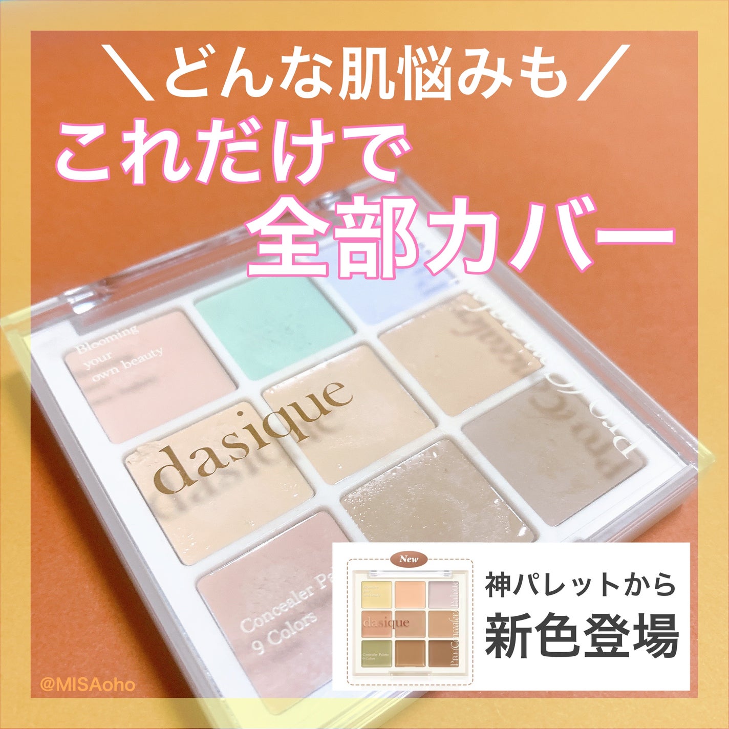 プロコンシーラーパレット/dasique/パレットコンシーラーを使ったクチコミ(1枚目)