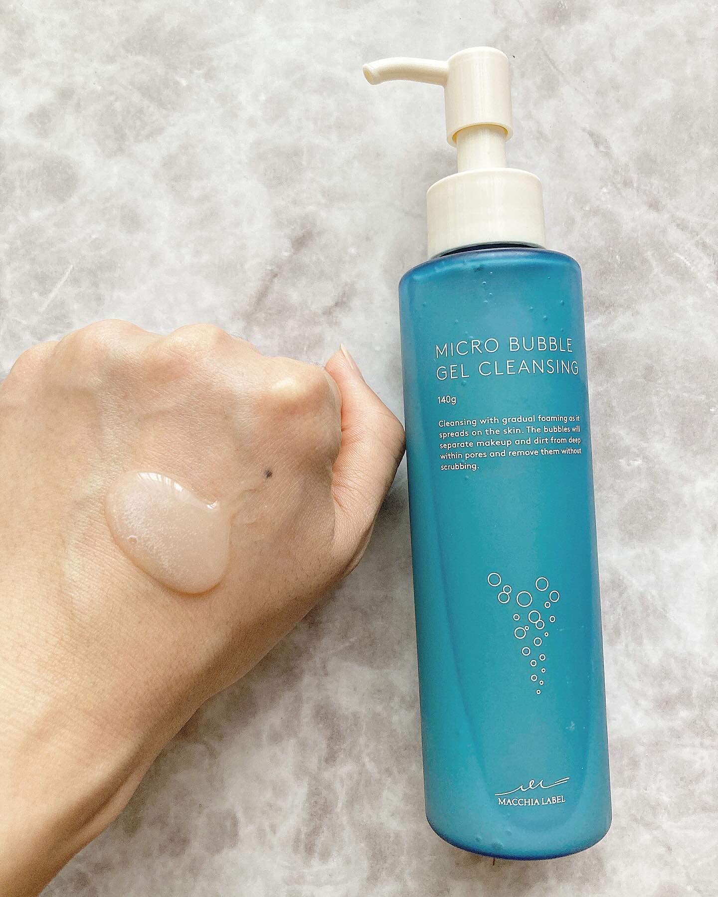 マイクロバブルジェルクレンジング/Macchia Label/クレンジングジェルを使ったクチコミ（2枚目）