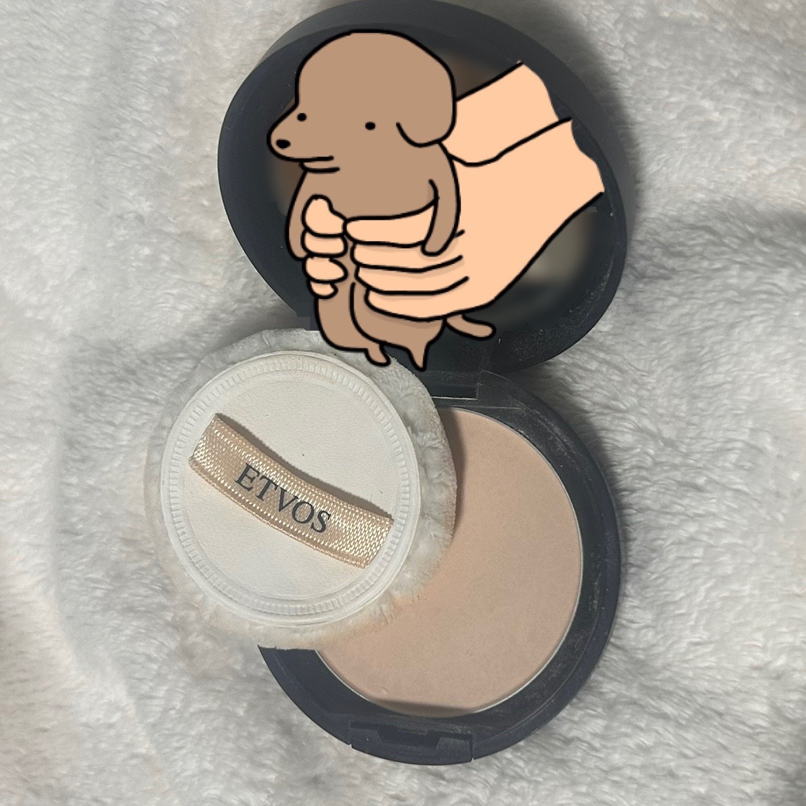 ミネラルシルキーベール/エトヴォス/プレストパウダーを使ったクチコミ（2枚目）