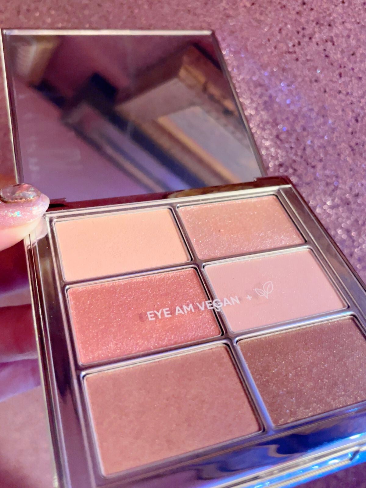 アイ ヴィーガン シアーパレット/AMUSE/アイシャドウパレットを使ったクチコミ(3枚目)