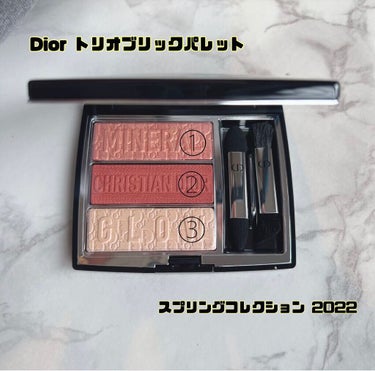 トリオ ブリック パレット/Dior/アイシャドウパレットを使ったクチコミ（1枚目）