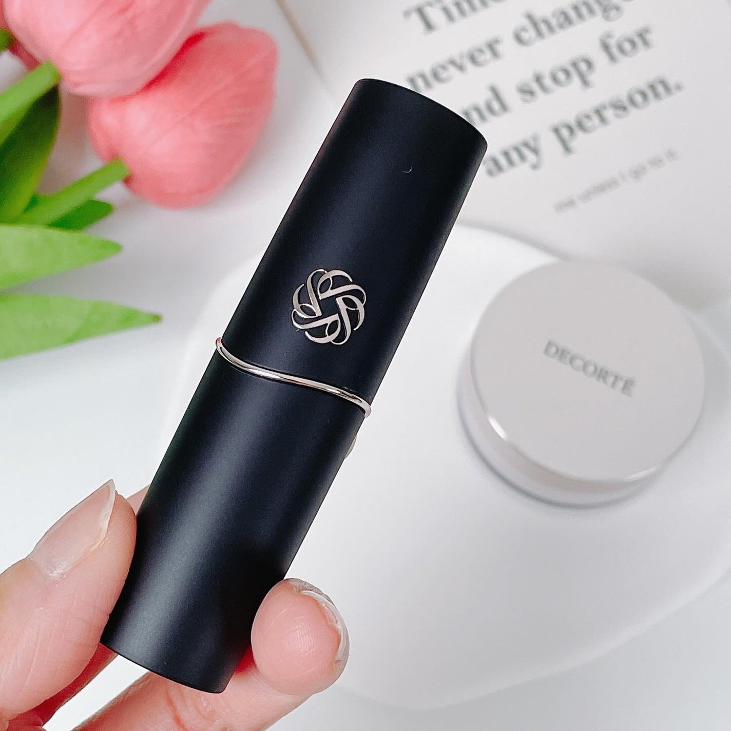 ルージュデコルテ クリームグロウ/DECORTÉ/口紅を使ったクチコミ(4枚目)