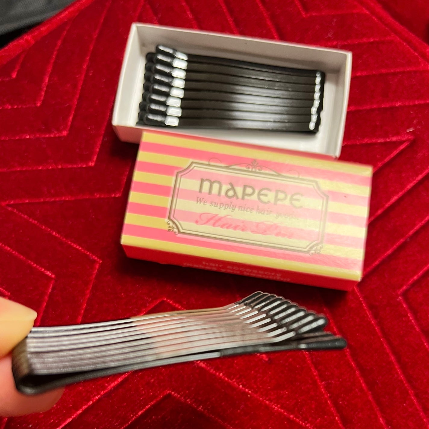 ボブピン/マペペ/ヘアアクセサリーを使ったクチコミ(4枚目)