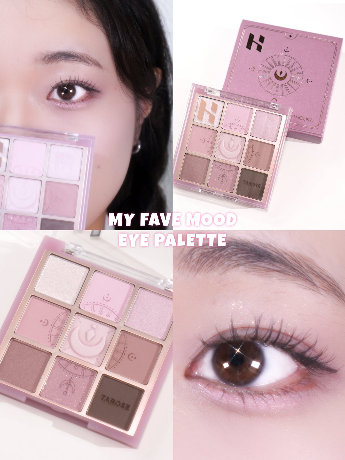 マイフェイブムードアイパレット 9カラー/HOLIKA HOLIKA/アイシャドウパレットを使ったクチコミ(2枚目)