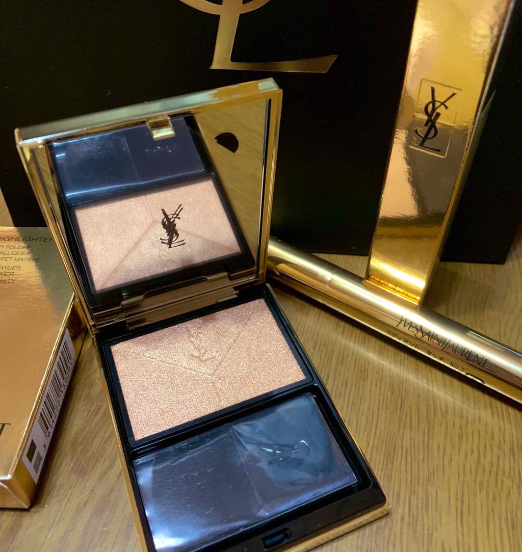 ハイライタークチュール/YVES SAINT LAURENT BEAUTE/パウダーハイライトを使ったクチコミ（1枚目）