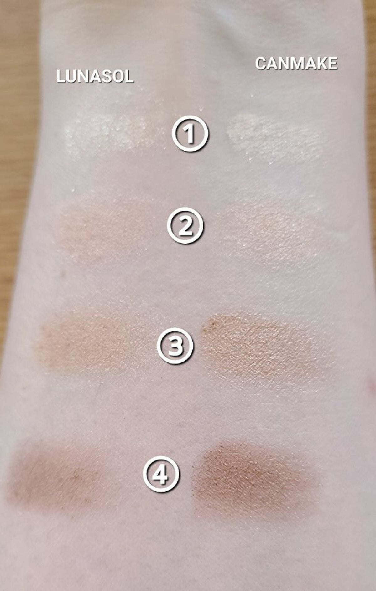 シルキースフレアイズ/キャンメイク/アイシャドウパレットを使ったクチコミ(4枚目)