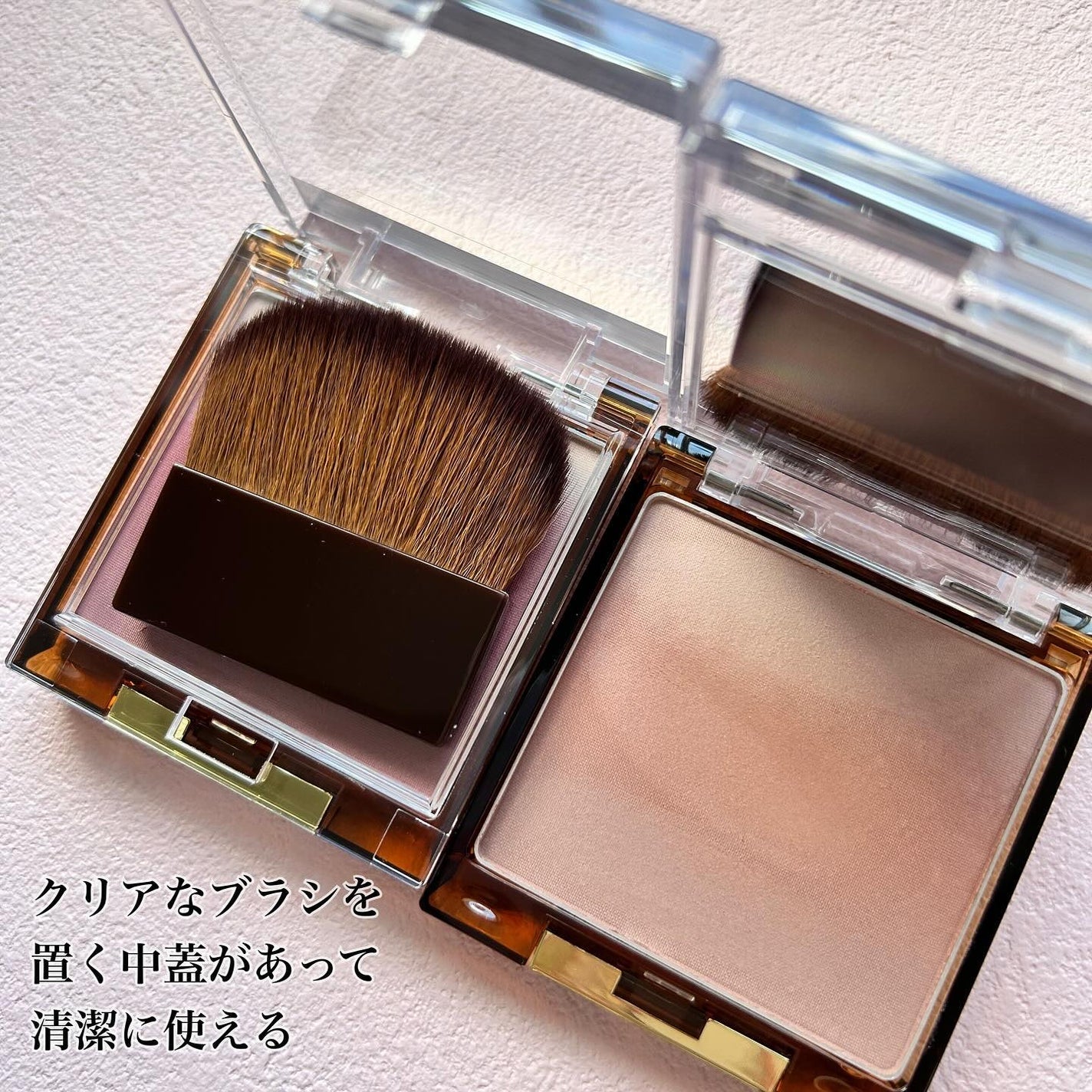 オーラティック ブラッシュ/excel/パウダーチークを使ったクチコミ(3枚目)