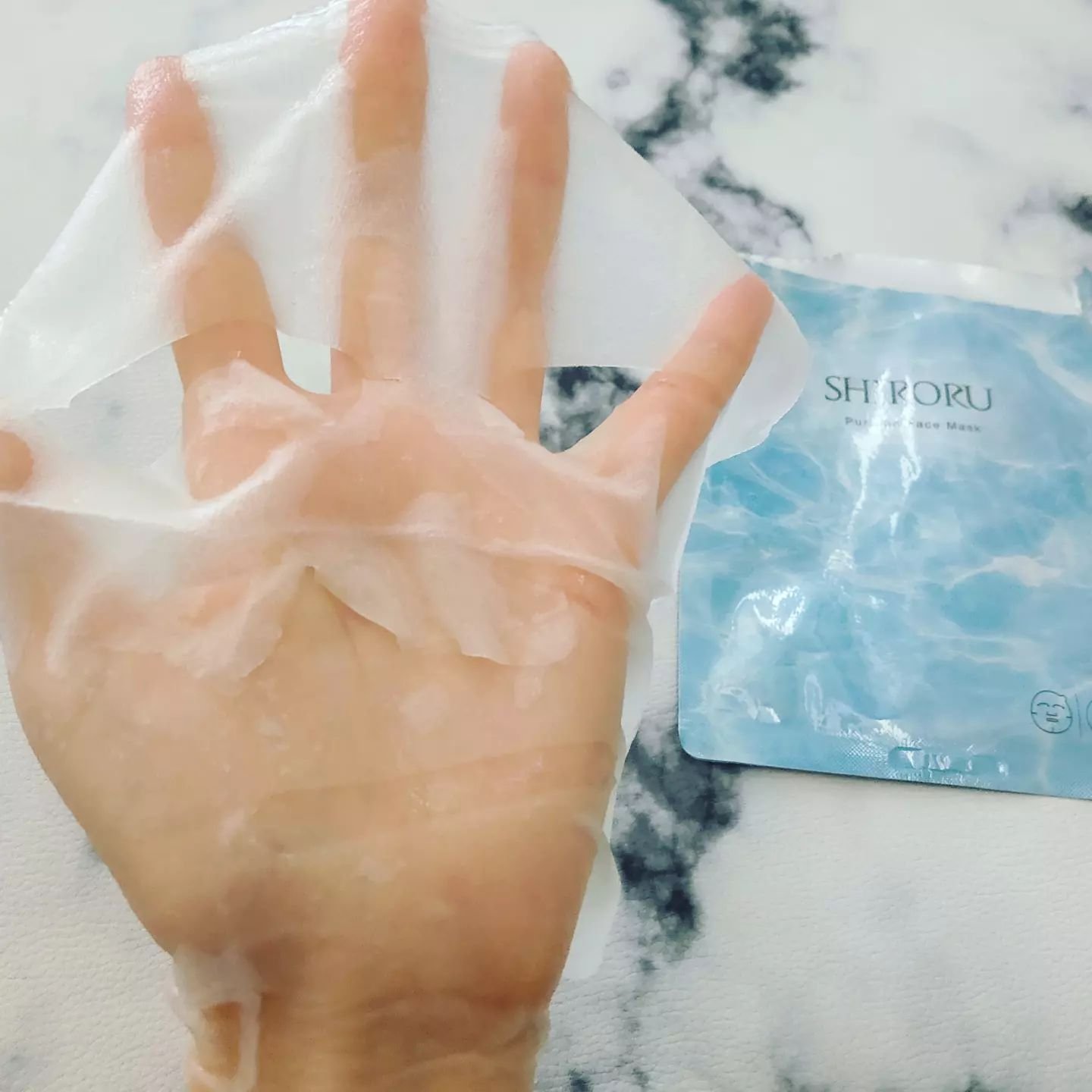 ぷるるんフェイスマスク/SHIRORU/シートマスク・パックを使ったクチコミ（3枚目）