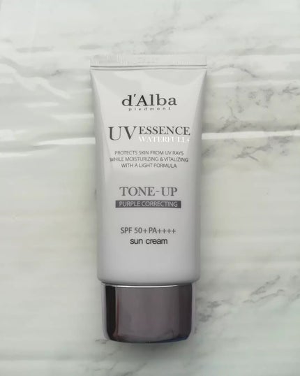 ダルバ ウォータフル トーンアップ サンクリーム(パープル)/ダルバ/日焼け止めクリームを使ったクチコミ(1枚目)