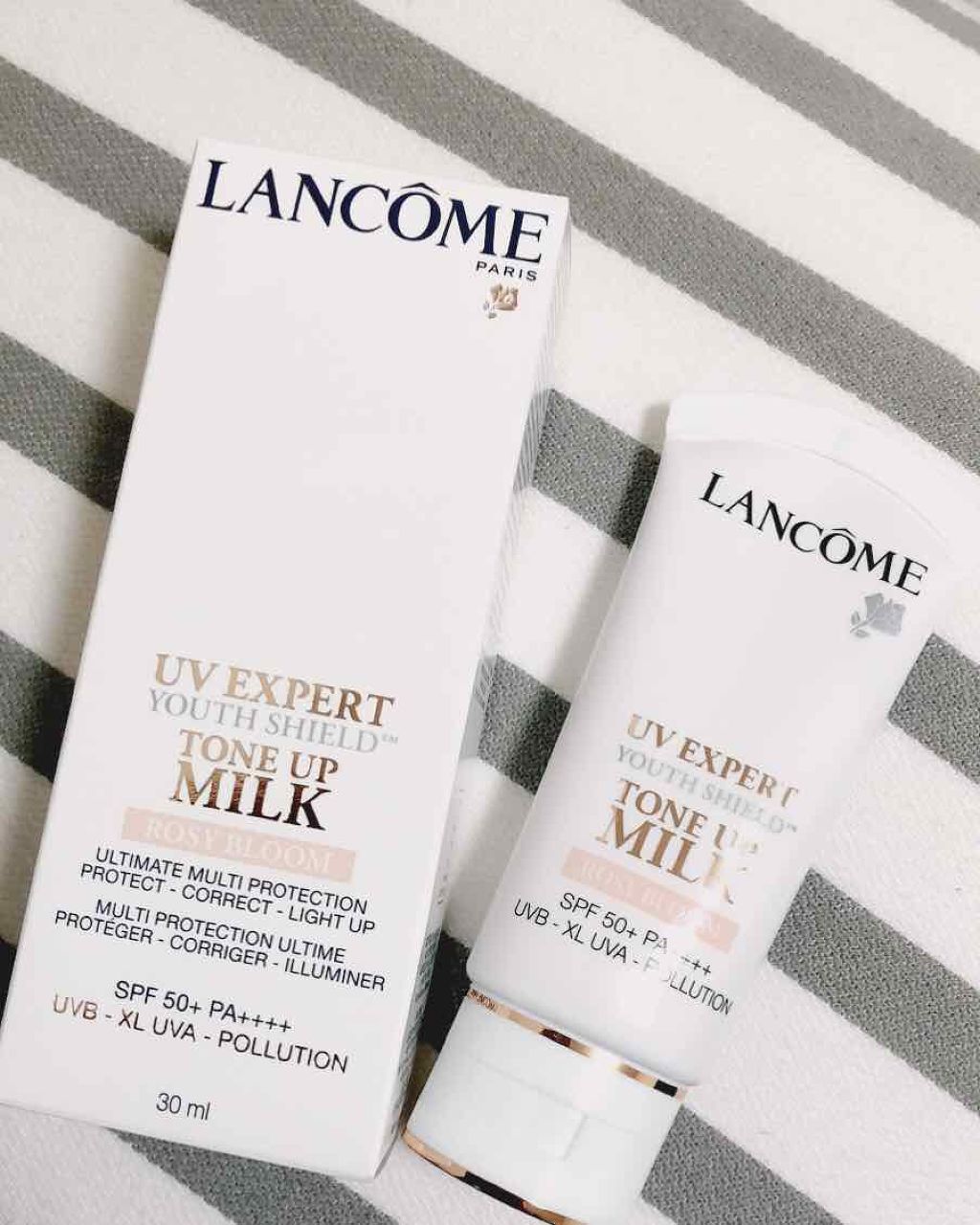 UV エクスペール トーン アップ ローズ/LANCOME/日焼け止め・UVケアを使ったクチコミ(1枚目)