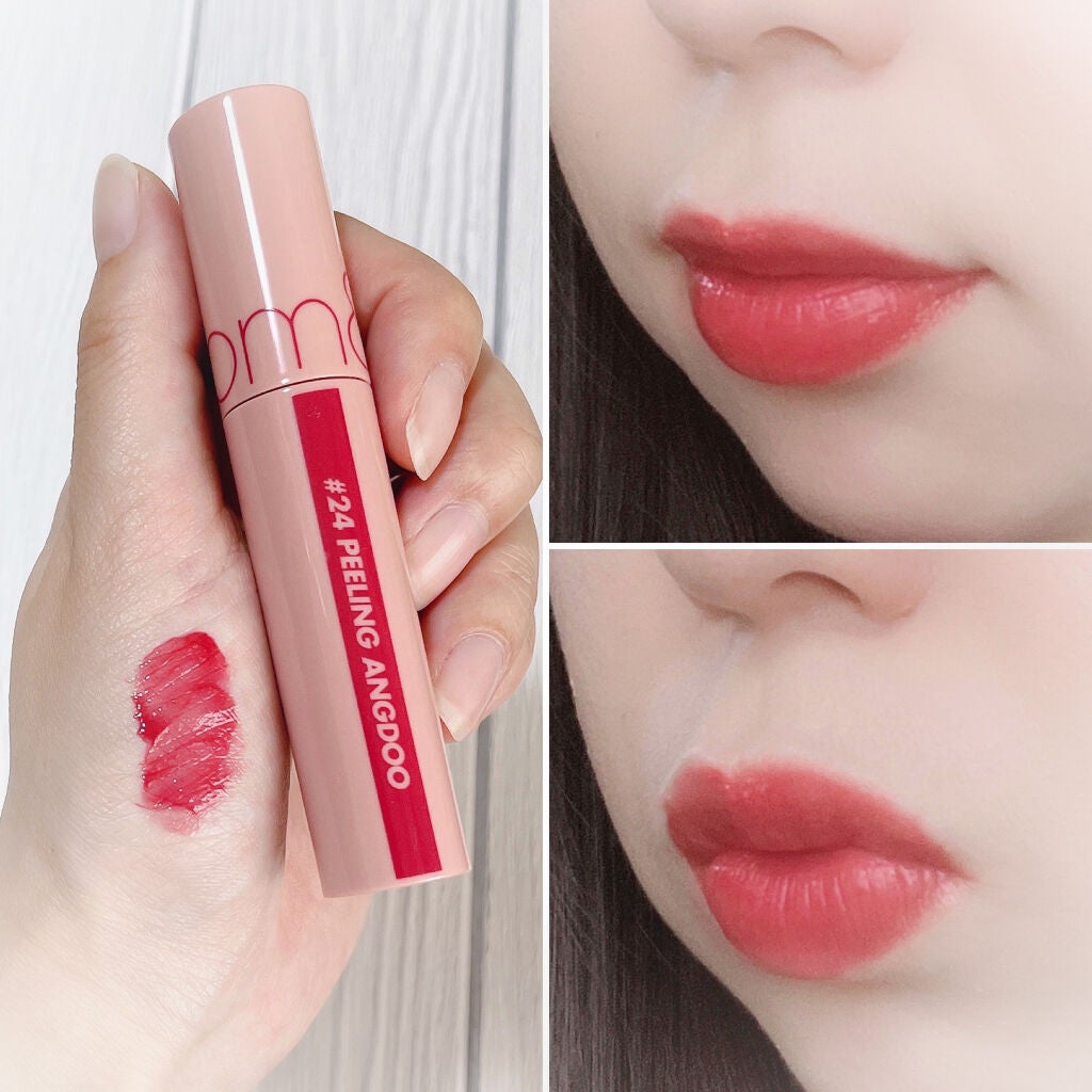 ジューシーラスティングティント/rom&nd/リップティントを使ったクチコミ(1枚目)