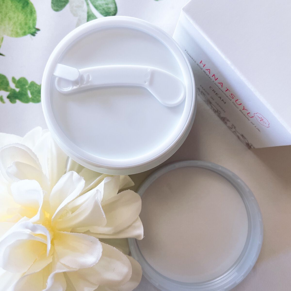 クリーム/HANATSUYU/フェイスクリームを使ったクチコミ（2枚目）