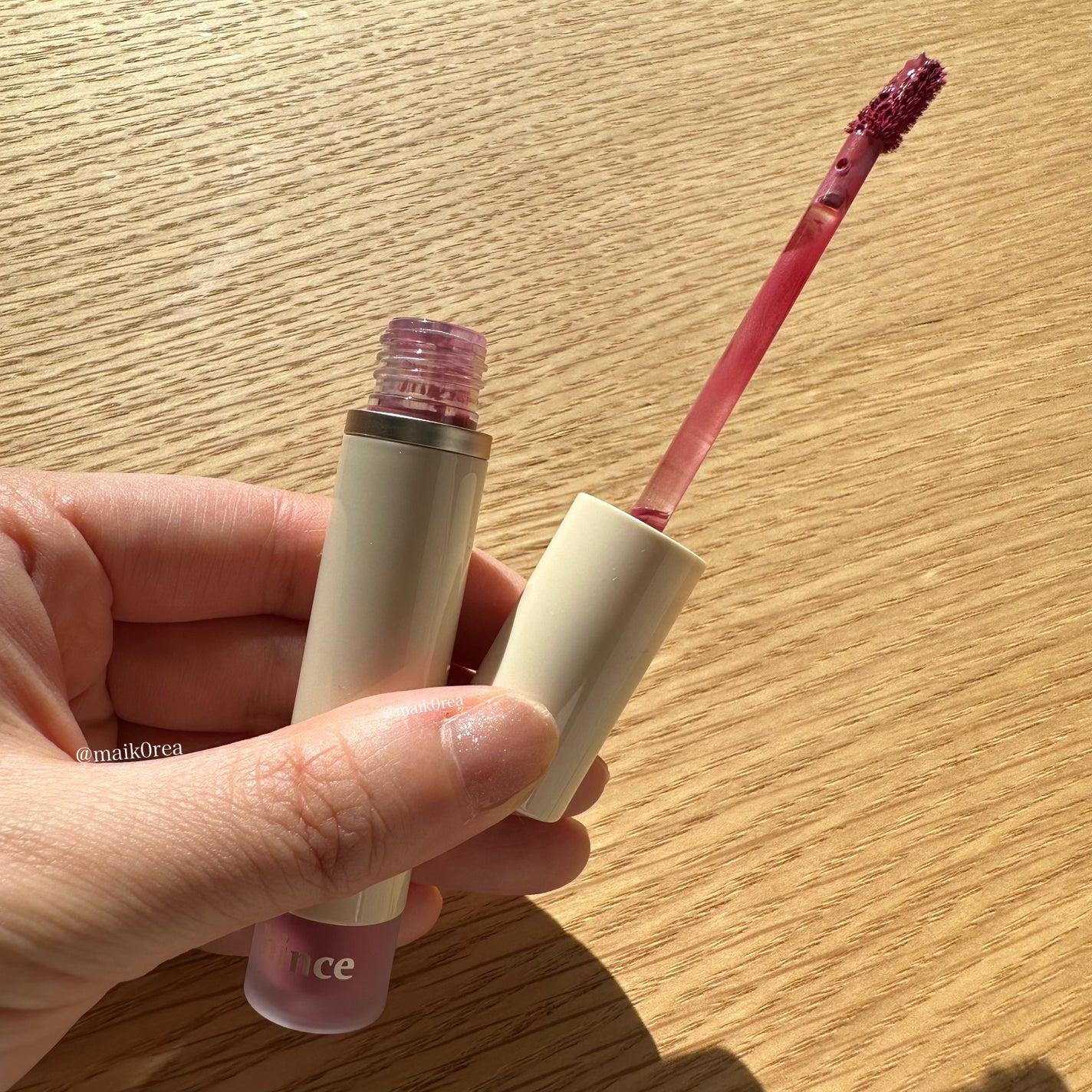 スリムフィットリキッドベルベット/hince/口紅を使ったクチコミ(3枚目)