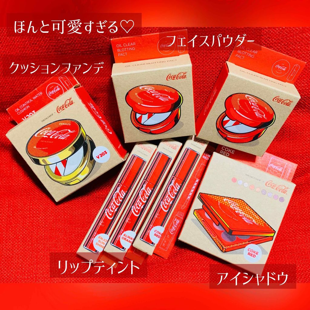 コカコーラ モノ ポップ アイズ/THE FACE SHOP/アイシャドウパレットを使ったクチコミ(2枚目)