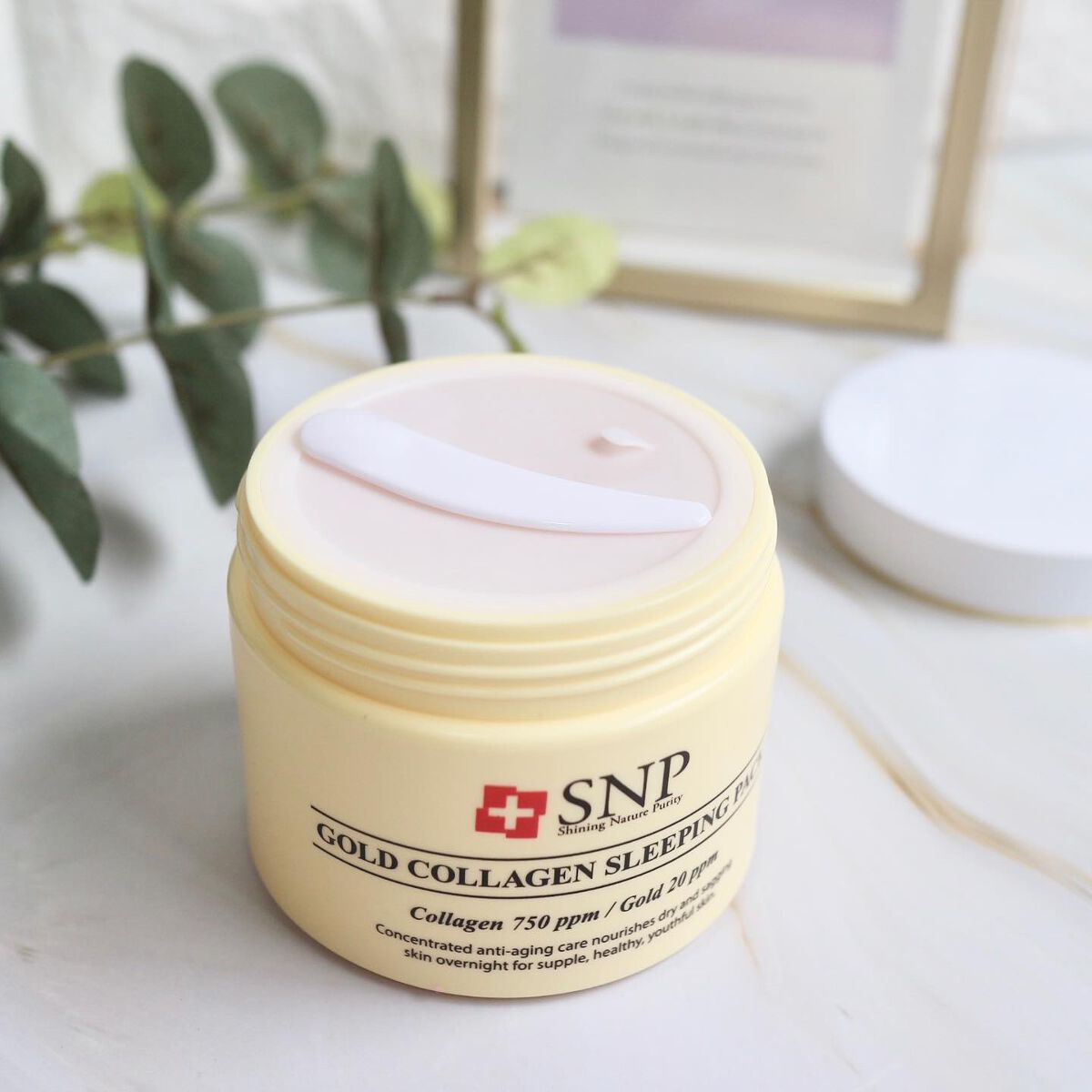 SNP ゴールド コラーゲン スリーピング パック/SNP/シートマスク・パックを使ったクチコミ(4枚目)