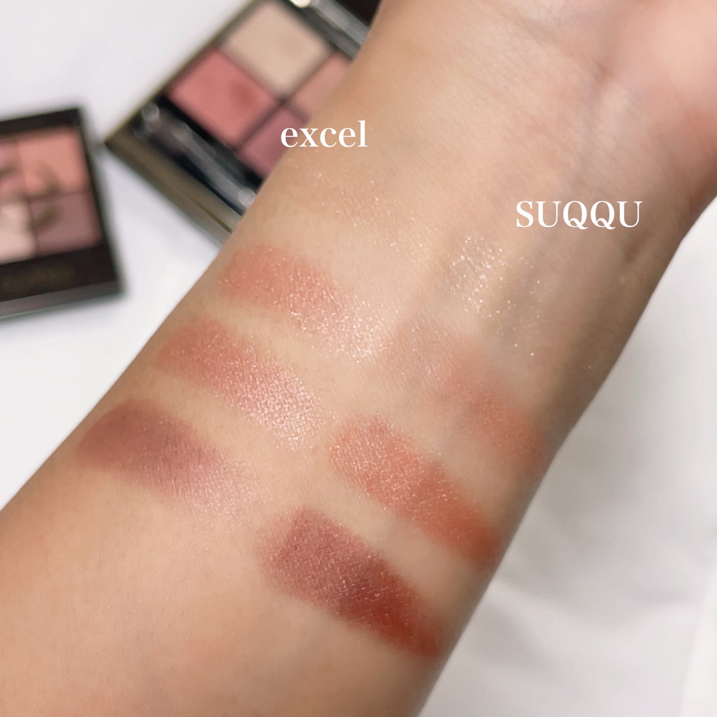 リアルクローズシャドウ/excel/アイシャドウパレットを使ったクチコミ(4枚目)