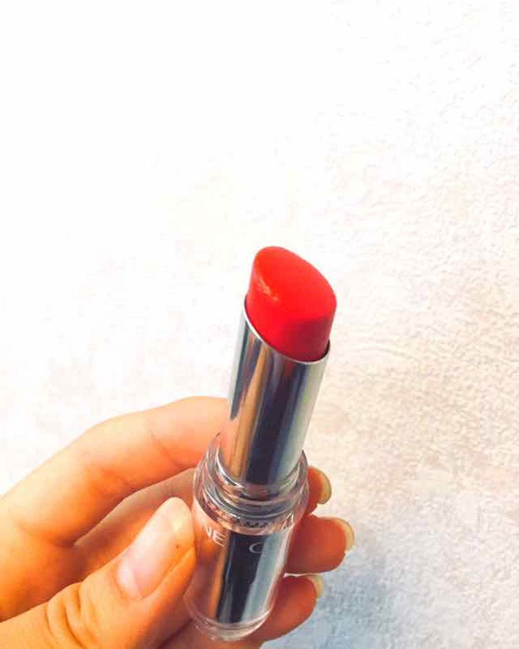 ラスティンググロスリップ/CEZANNE/口紅を使ったクチコミ（1枚目）