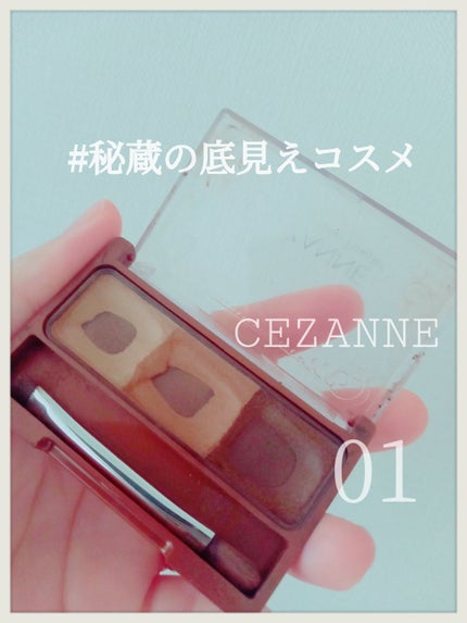 ノーズ&アイブロウパウダー/CEZANNE/パウダーアイブロウを使ったクチコミ(1枚目)