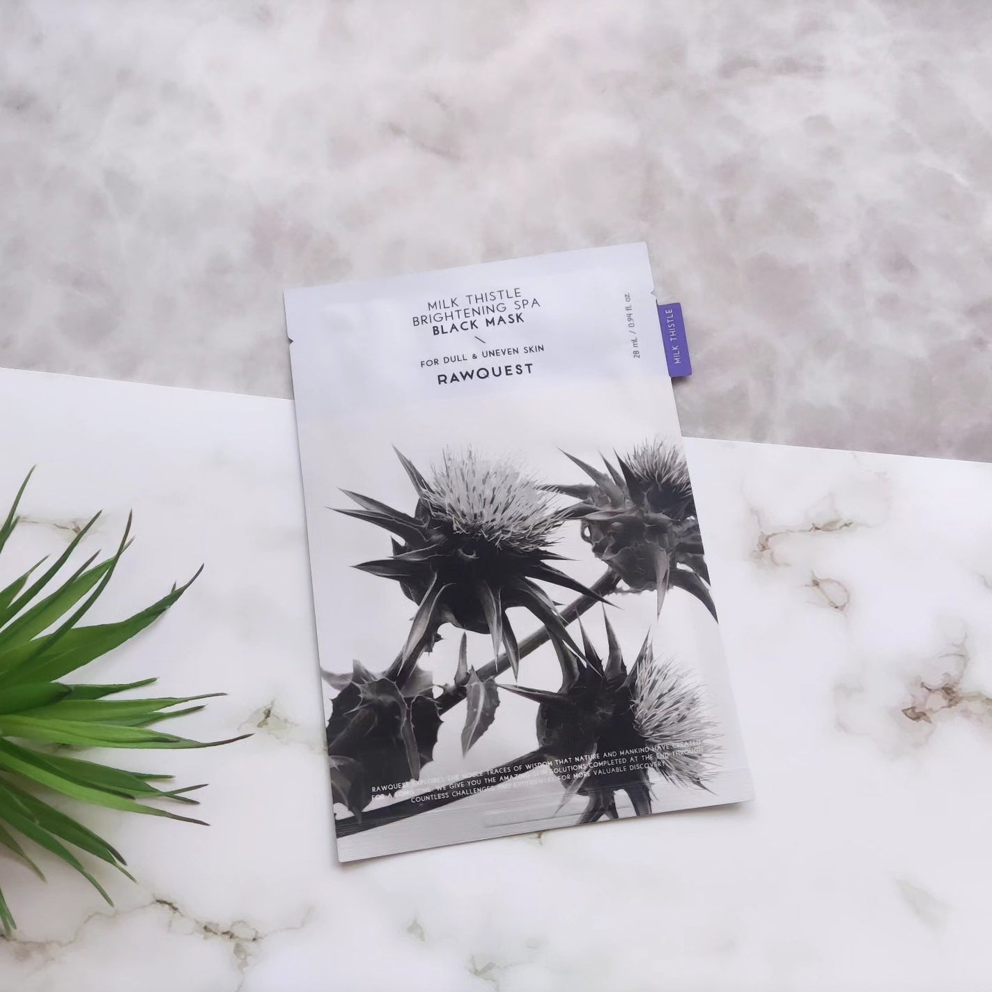 ミルクシスルブライトニングスパブラックマスク/RAWQUEST/シートマスク・パックを使ったクチコミ(2枚目)