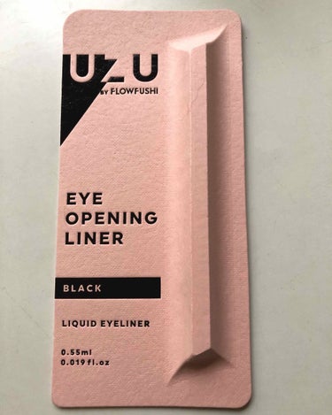 EYE OPENING LINER BLACK/UZU BY FLOWFUSHI/リキッドアイライナーを使ったクチコミ（1枚目）