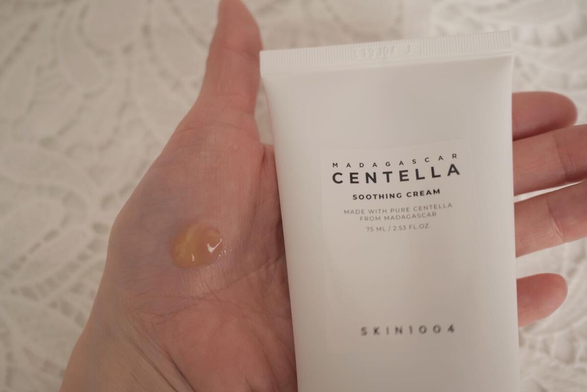 センテラ スージングクリーム/SKIN1004/フェイスクリームを使ったクチコミ（3枚目）