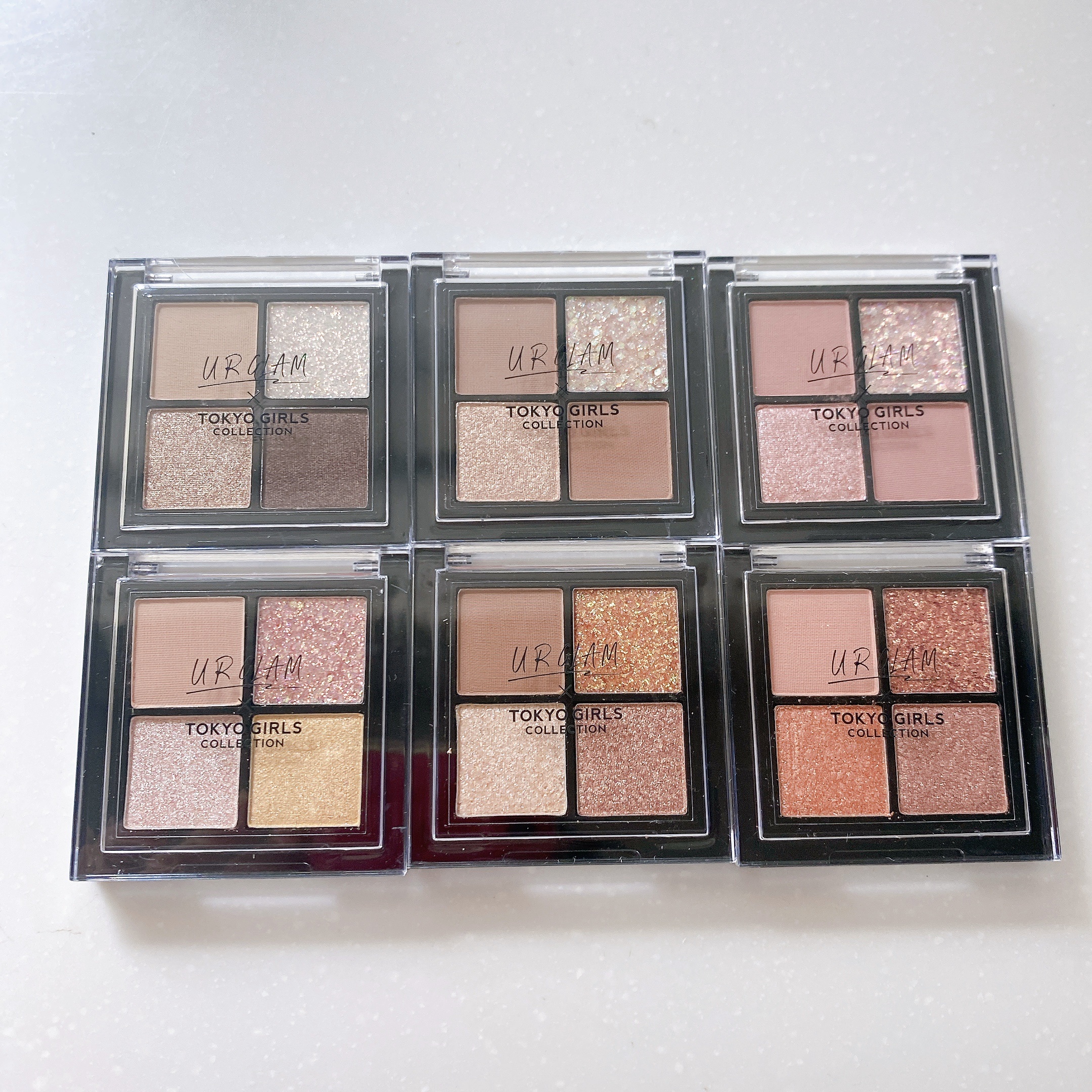 ＵＧＴ　ドリームアイシャドウパレット 06c　ピーチシュガー/U R GLAM/アイシャドウパレットを使ったクチコミ（1枚目）